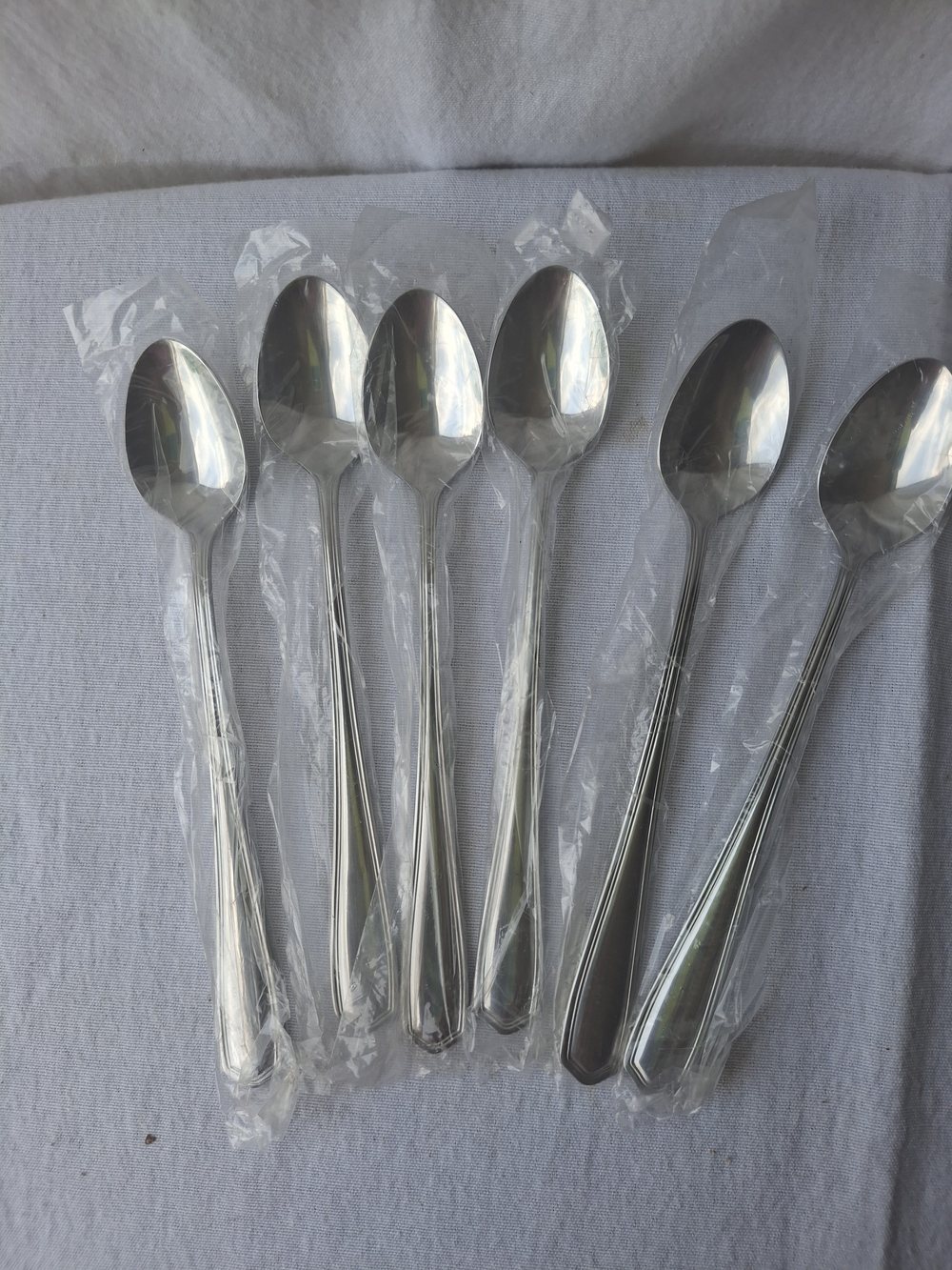 Reed & Barton Silver Stainless Steel Spoons - Set of 6